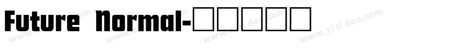 Future Normal字体转换